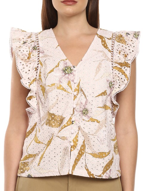 

Ted Baker Pink Floral Regular Top