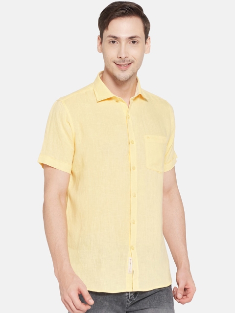 

Monte Carlo Men Yellow Casual Shirt