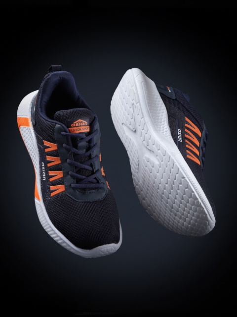 

ASIAN Men Navy Blue Mesh Running Shoes