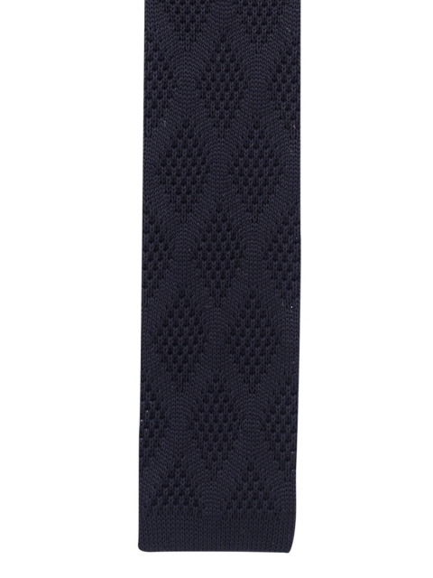 

The Tie Hub Men Black Woven Design Skinny Tie