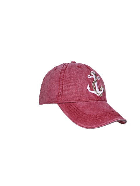 

FabSeasons Unisex Maroon & White Baseball Cap