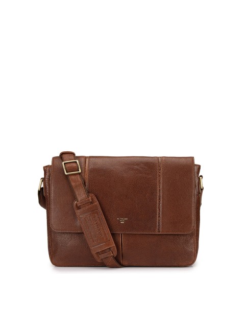 

Da Milano Men Brown Messenger Bag