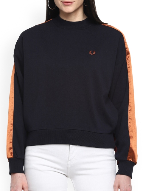 

Fred Perry Women Navy Blue Sweatshirt