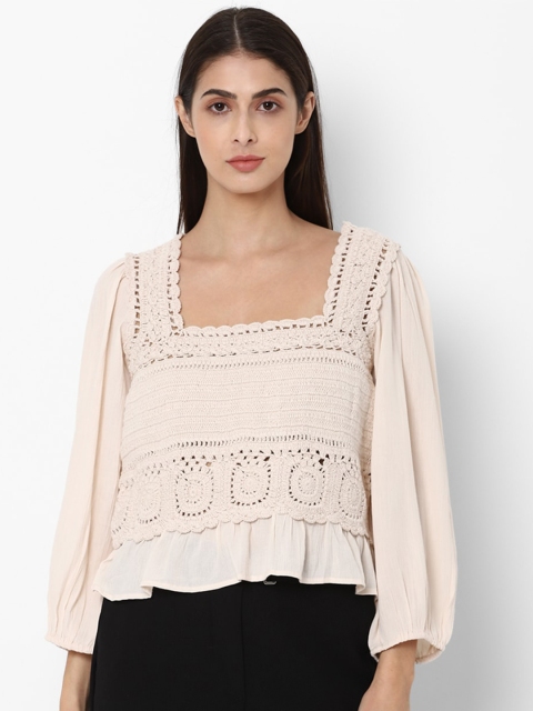 

AMERICAN EAGLE OUTFITTERS Women Pink Regular Top