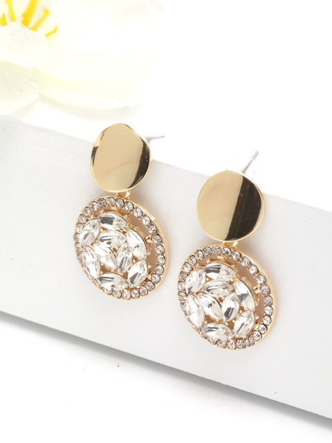 

AVANT-GARDE PARIS Gold Toned Antique Classic Drop Earrings