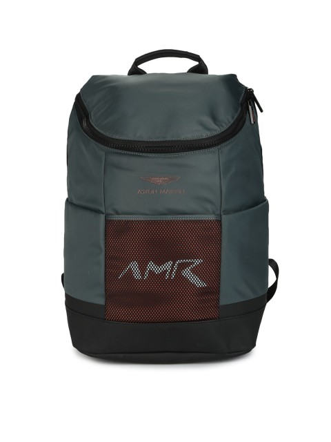 

HACKETT LONDON Men Green Colourblocked Backpack