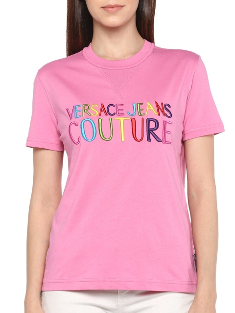 

Versace Jeans Couture Pink Regular Top