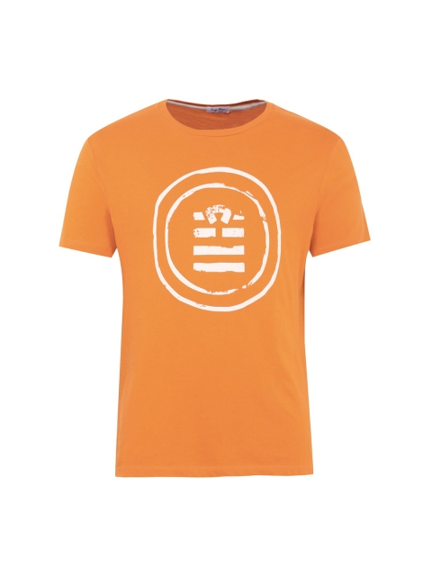 

SERGE BLANCO Men Orange Printed T-shirt
