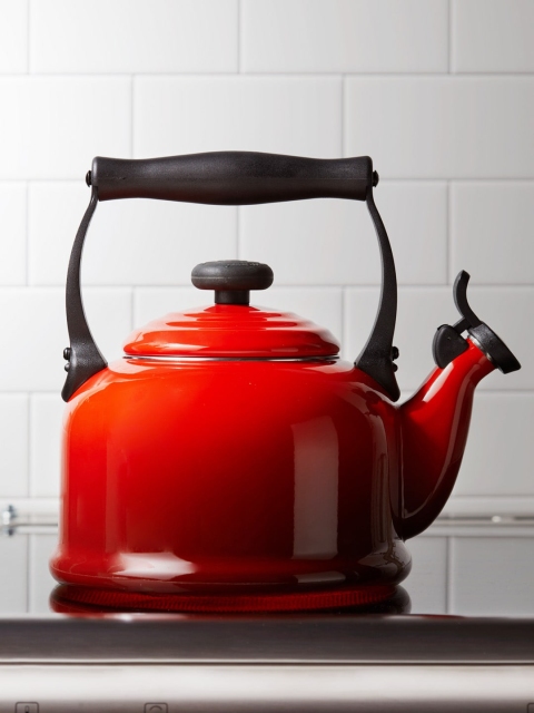 

LE CREUSET Red Solid Traditional Kettle