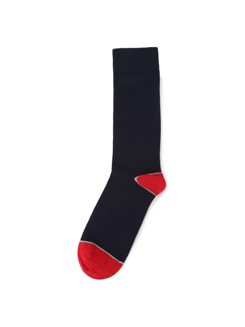 

Ted Baker Men Navy Blue & Red Patterned Socks