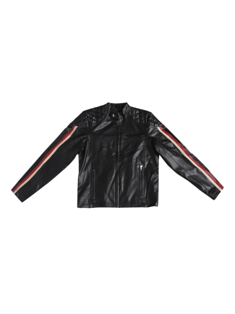 

Jack & Jones Boys Black Biker Jacket
