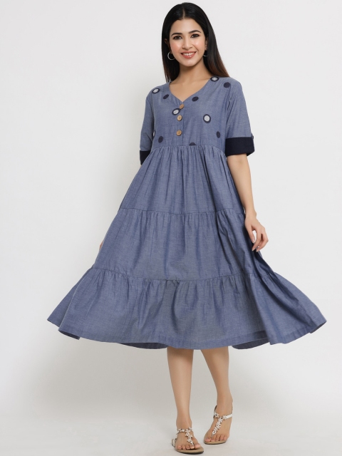 

Sangria Blue Midi Dress
