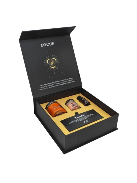 

Februus Organics Set of 3 Aroma Hamper - Love, Black