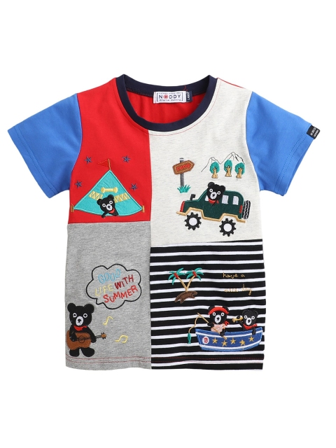 

Noddy Boys Red & White Printed T-shirt