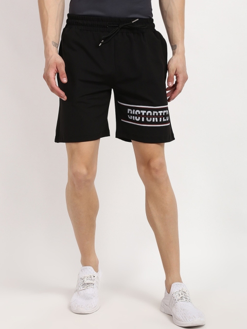 

V2 Value & Variety Men Black Mid-Rise Sports Shorts