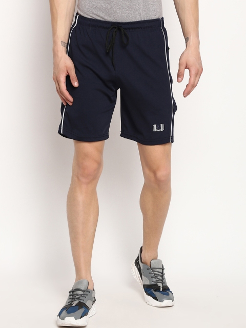 

V2 Value & Variety Men Navy Blue Mid-Rise Sports Shorts