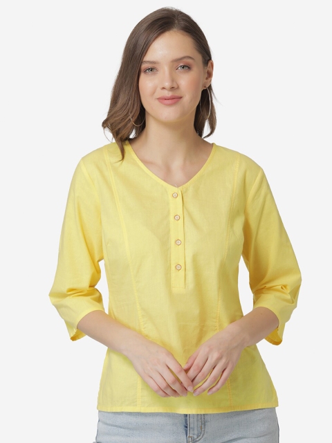 

Modriba Yellow Regular Top
