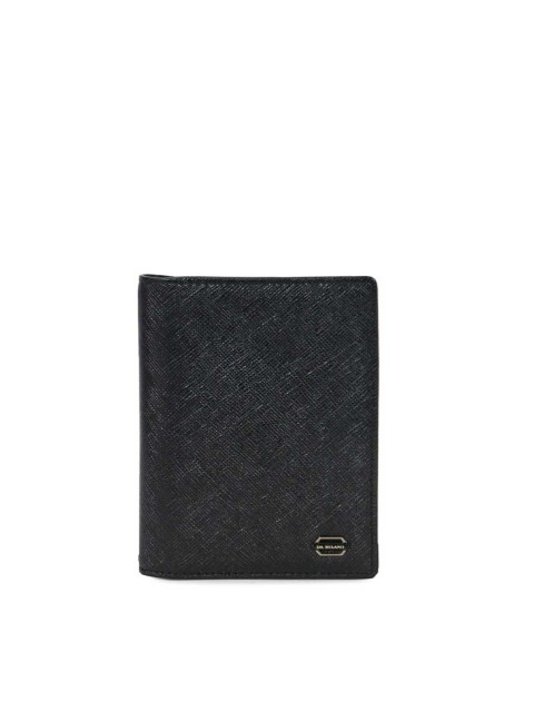 

Da Milano Men Black Solid Leather Card Holder