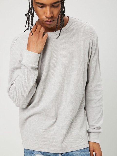 

FOREVER 21 Men Grey T-shirt