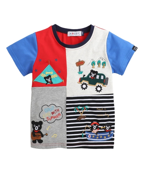 

Noddy Boys Red & White Printed T-shirt