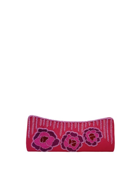

Spice Art Pink & Purple Embroidered Purse
