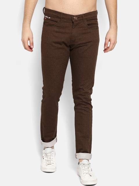 

V2 Value & Variety Men Brown Regular Trousers