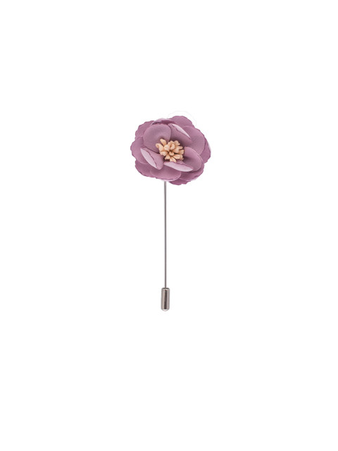 

The Tie Hub Men Lavender Solid Flower Lapel Pin