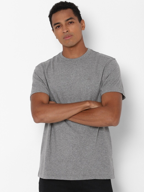 

AMERICAN EAGLE OUTFITTERS Men Grey Pure Cotton T-shirt
