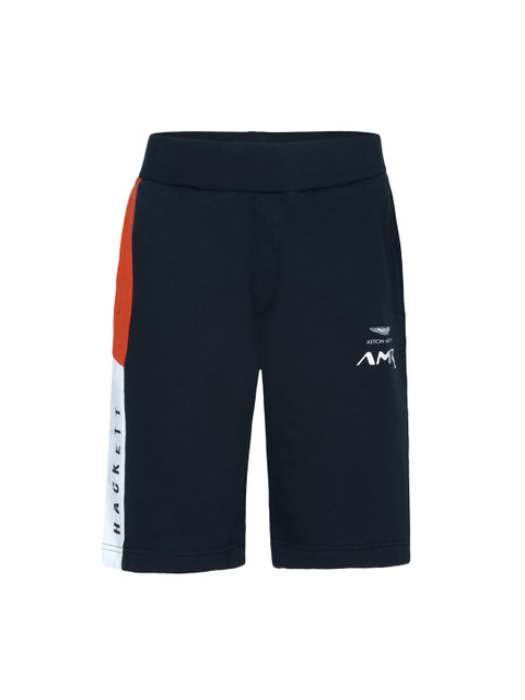 

HACKETT LONDON Boys Navy Blue Mid-Rise Cotton Regular Shorts