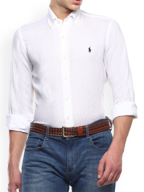 

Polo Ralph Lauren Men White Slim Fit Casual Shirt