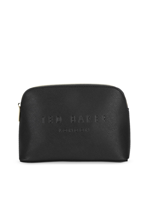 

Ted Baker Women Black Solid Makeup Bag Pouch