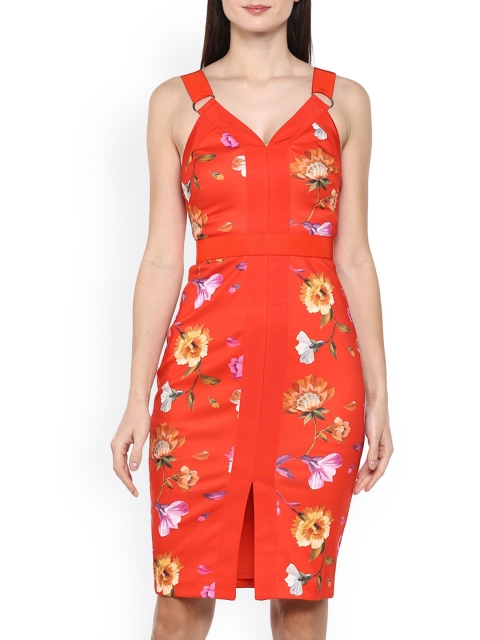 

Ted Baker Red & Yellow Floral Maxi Dress