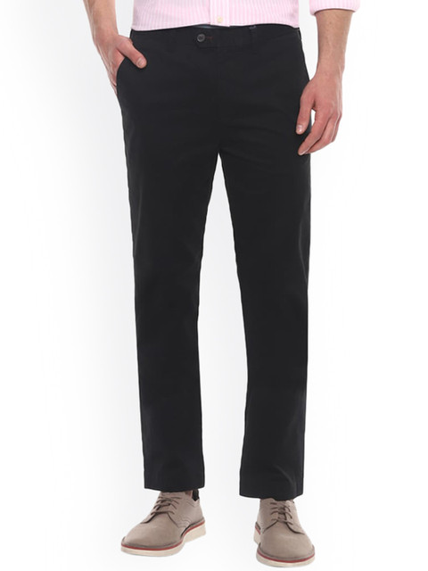 

Ted Baker Men Black Regular Trousers