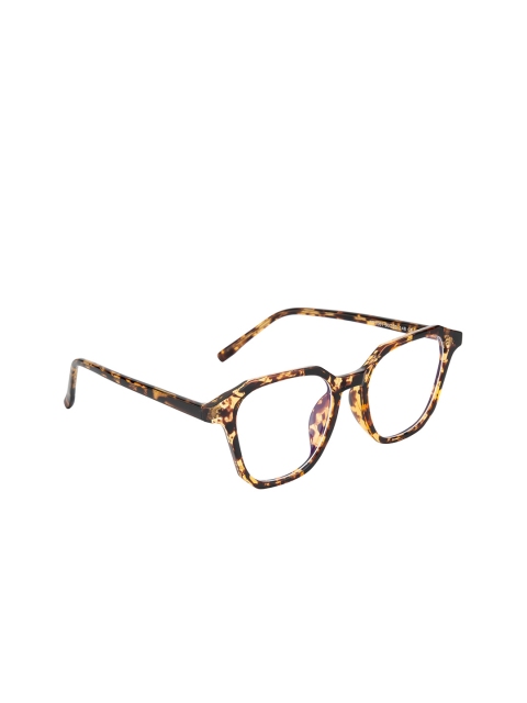 

Ted Smith Unisex Brown Abstract Full Rim Wayfarer Frames