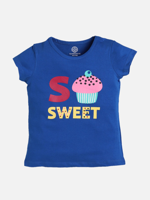 

TAMBOURINE Girls Blue Regular Top