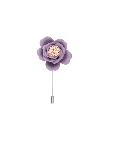 

The Tie Hub Violet Solid Big Marigold Flower Lapel Pin