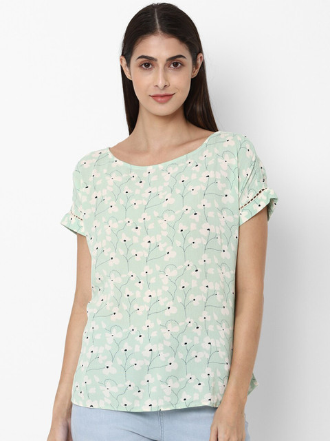 

Allen Solly Woman Green Regular Top