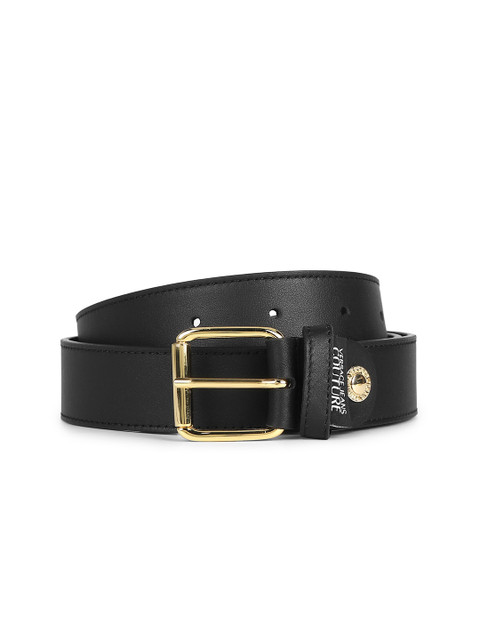 

Versace Jeans Couture Men Black Embellished Leather Formal Belt