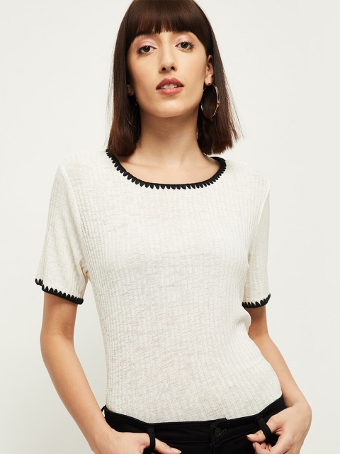 

max Off White Regular Top