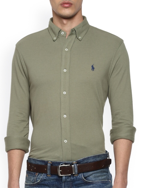 

Polo Ralph Lauren Men Green Casual Shirt
