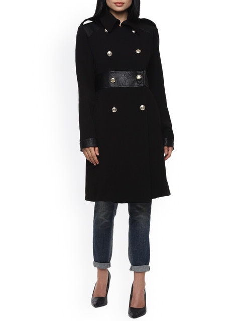 

Rinascimento Women Black Longline Tailored Jacket