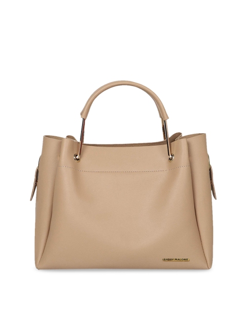 

Bagsy Malone Beige PU Shopper Tote Bag