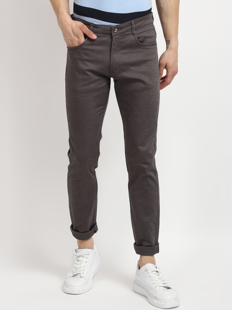 

V2 Value & Variety Men Grey Regular Trousers Regular Trousers