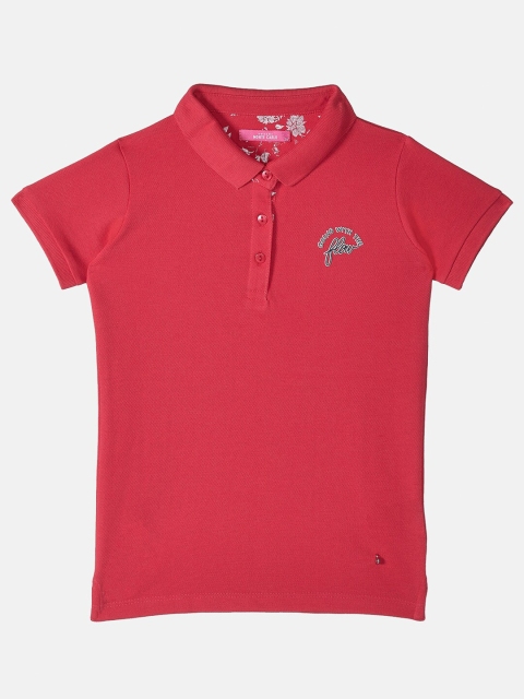 

Monte Carlo Girls Coral Polo Collar T-shirt