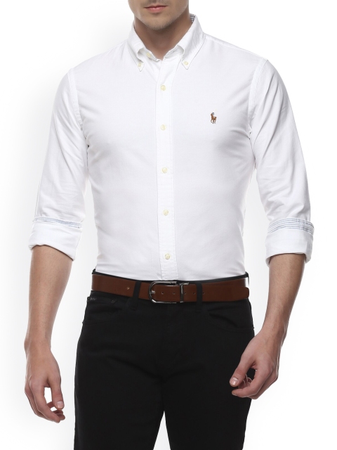 

Polo Ralph Lauren Men White Slim Fit Casual Shirt