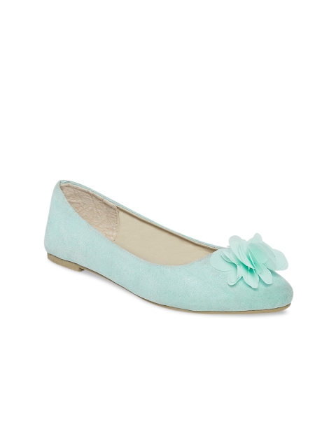 

Pantaloons Junior Girls Turquoise Blue Ballerinas with Bows Flats