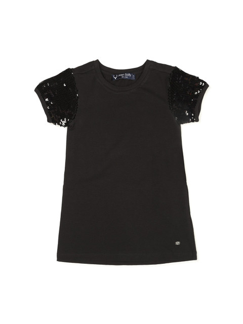 

Allen Solly Junior Black A-Line Dress
