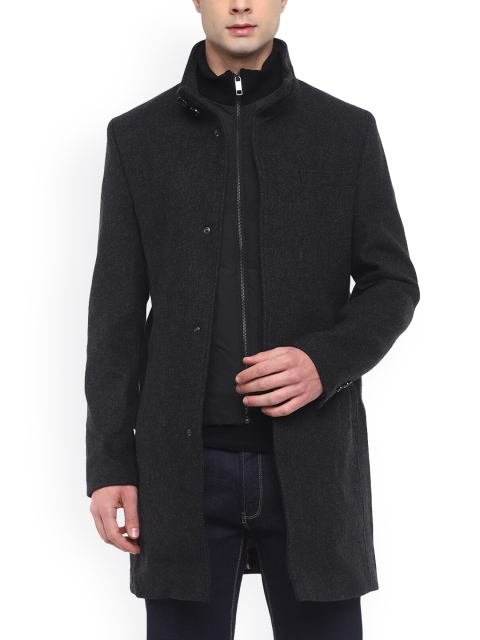 

Ted Baker Men Grey Longline Duster Jacket
