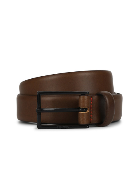 

HUGO Men Brown Leather Belt