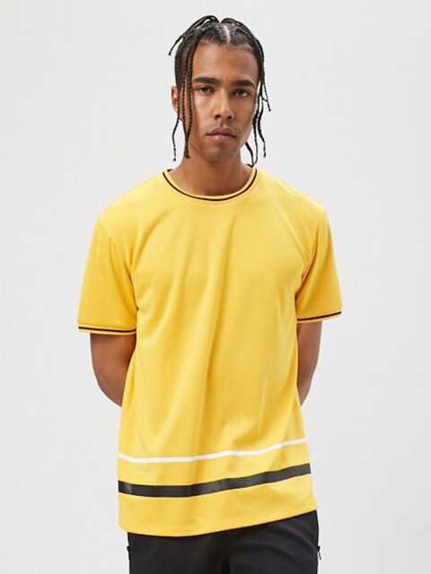 

FOREVER 21 Men Multi NA Applique T-shirt NA